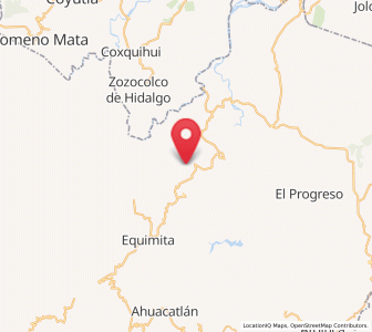 Map of Tepetzintán, Puebla