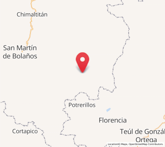 Map of Tepizuac, Jalisco