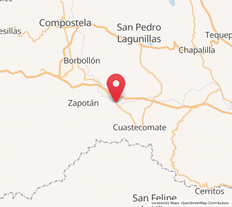 Map of Tequilita, Nayarit