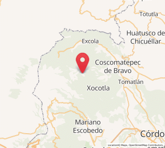 Map of Teteltzingo, Veracruz