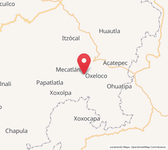 Map of Tetla, Hidalgo