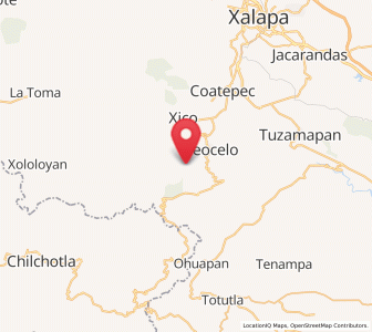 Map of Texin, Veracruz