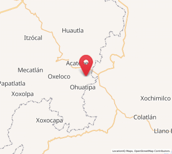 Map of Texoloc, Hidalgo