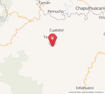 Map of Teyahuala, Hidalgo