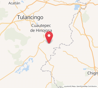 Map of Tezoncualpan, Hidalgo
