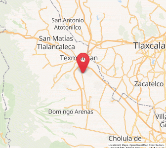 Map of Tianguismanalco, Puebla