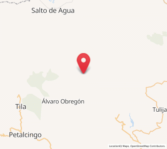 Map of Tientiul Grande 2da. Sección (Agua Potable), Chiapas