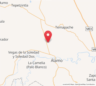 Map of Tierra Blanca Booxter, Veracruz