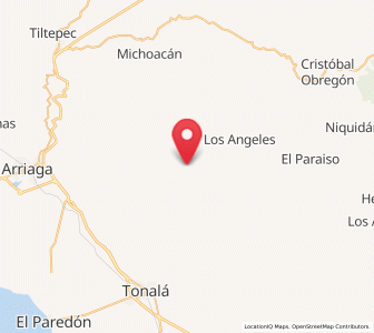 Map of Tierra y Libertad, Chiapas