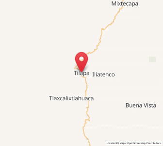 Map of Tilapa, Guerrero