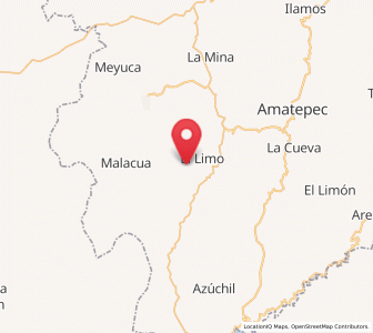 Map of Tlacocuspan, México