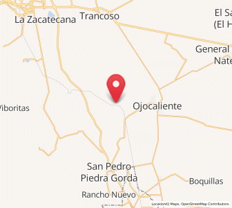 Map of Tlacotes, Zacatecas