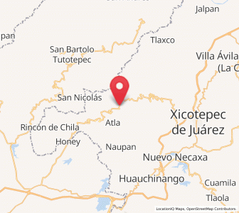 Map of Tlalcruz de Libres, Puebla