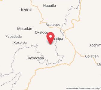 Map of Tlaltecatla, Hidalgo