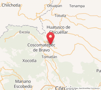 Map of Tlaltengo, Veracruz