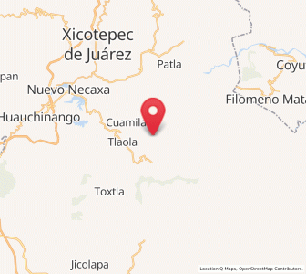 Map of Tlaltepango, Puebla