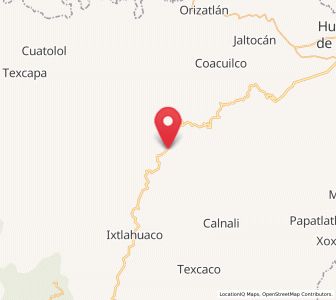 Map of Tlanchinol, Hidalgo