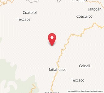 Map of Tolago, Hidalgo