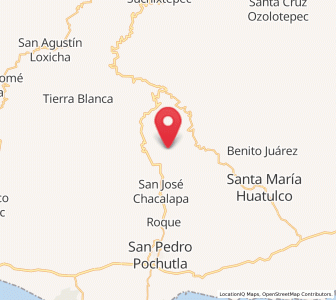 Map of Toltepec, Oaxaca