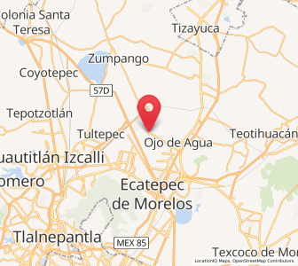 Map of Tonanitla, México