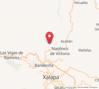 Map of Tonayán, Veracruz