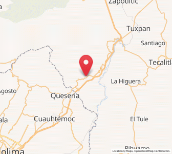 Map of Tonila, Jalisco