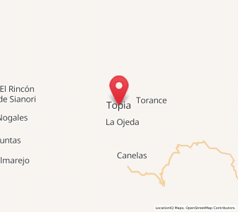 Map of Topia, Durango