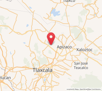 Map of Topilco de Juárez, Tlaxcala