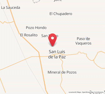 Map of Toreador de en Medio, Guanajuato