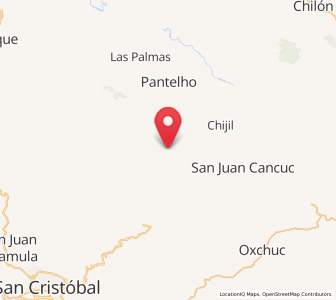 Map of Tres Cerros, Chiapas