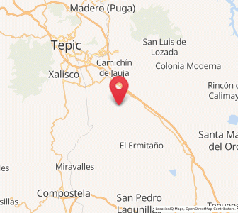 Map of Trigomil, Nayarit