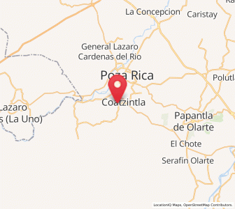 Map of Troncones y Potrerillos, Veracruz