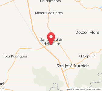 Map of Tulillos de Abajo, Guanajuato