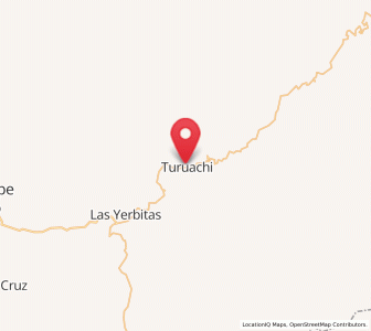 Map of Turuachi, Chihuahua