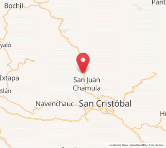 Map of Tzajaltetic, Chiapas