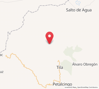 Map of Tza'Quil, Chiapas