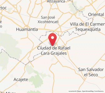 Map of Unidad Grajales INFONAVIT, Puebla