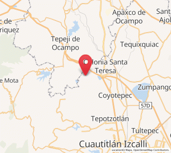 Map of Unidad San Miguel Jagüeyes, México