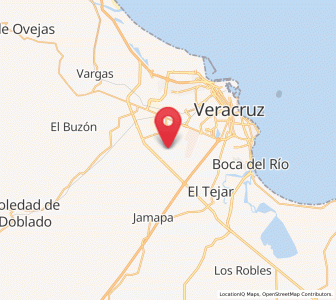 Map of Valle Alto, Veracruz