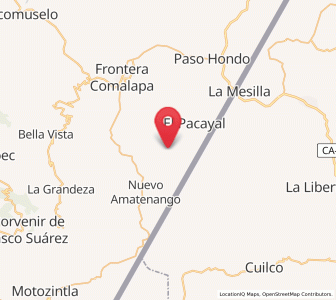 Map of Veinte de Noviembre, Chiapas