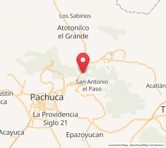 Map of Velasco, Hidalgo