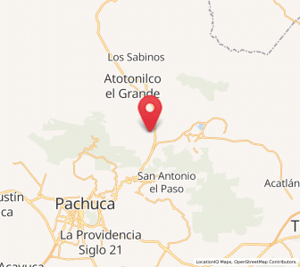Map of Venta de Guadalupe, Hidalgo