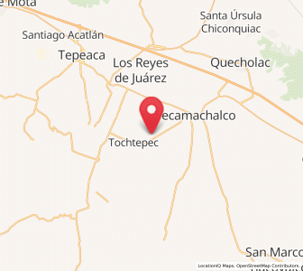 Map of Veracrucito, Puebla