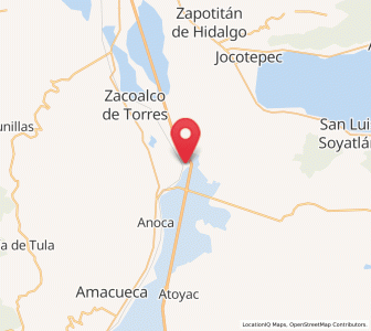 Map of Verdía, Jalisco