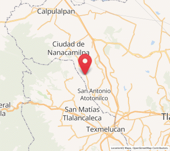 Map of Vicente Guerrero, Tlaxcala