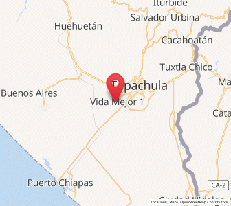 Map of Vida Mejor I, Chiapas