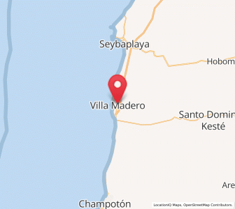 Map of Villa Madero, Campeche