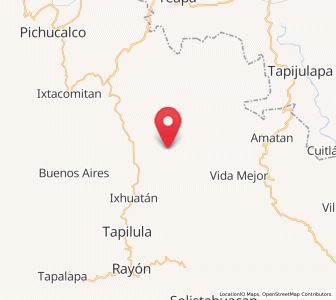 Map of Villaflores, Chiapas