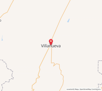 Map of Villanueva, Zacatecas