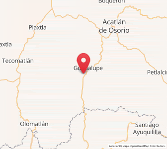 Map of Vista Hermosa, Puebla